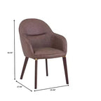 LeisureMod Elias Sedie da Pranzo Set di 2, Sedili Rivestiti in Pelle o Velluto con Gambe Verniciate a Polvere, Moderne per Cucina, Sala da Pranzo, Caffetteria