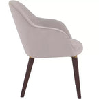 LeisureMod Elias Sedie da Pranzo Set di 2, Sedili Rivestiti in Pelle o Velluto con Gambe Verniciate a Polvere, Moderne per Cucina, Sala da Pranzo, Caffetteria