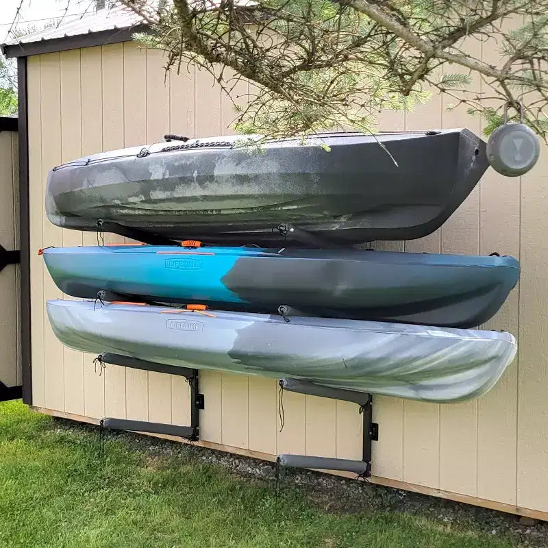 StoreYourBoard Shenandoah Kayak Storage | Outdoor Adjustable Rack | 4 Levels