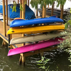 StoreYourBoard Shenandoah - Porta Kayak | Rastrelliera Esterna Regolabile | 4 Livelli