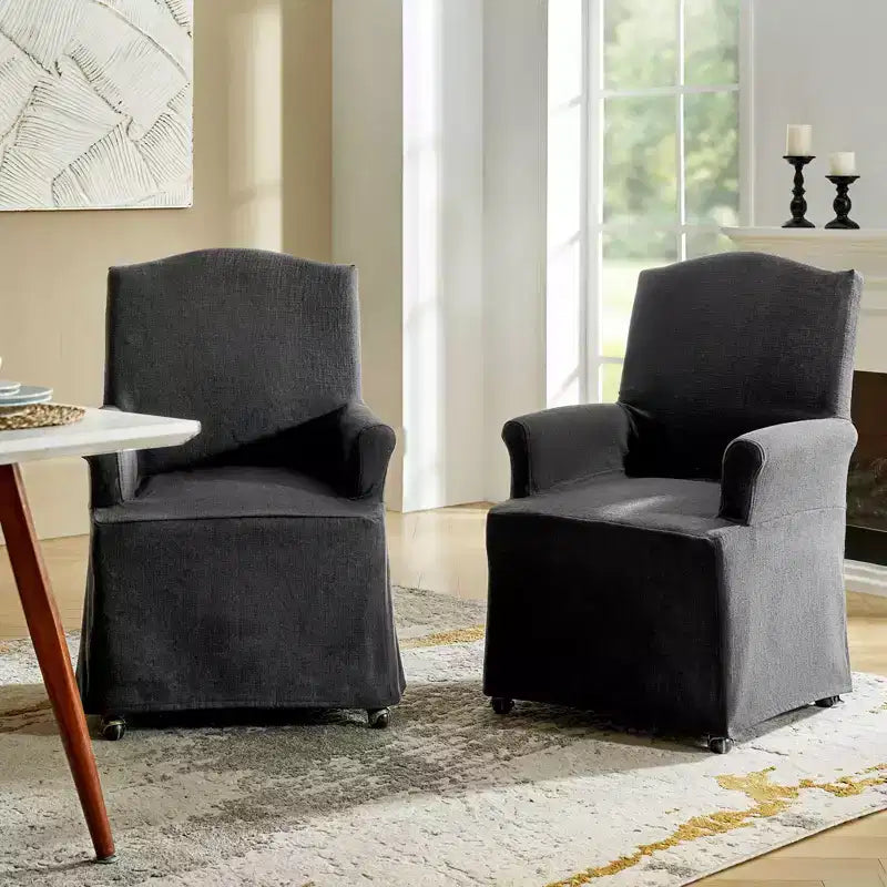 Sedia da pranzo Arnold set di 2 braccioli a rotolo|ARTFUL LIVING DESIGN