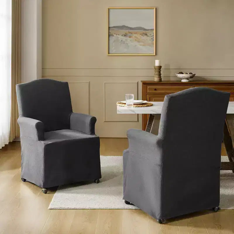 Sedia da pranzo Arnold set di 2 braccioli a rotolo|ARTFUL LIVING DESIGN