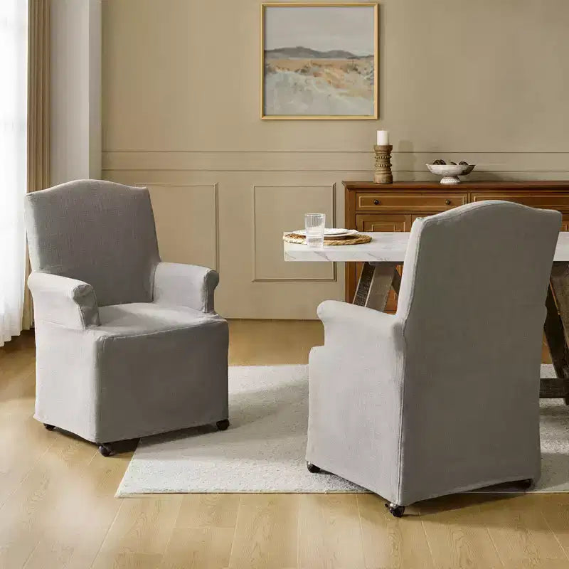 Sedia da pranzo Arnold set di 2 braccioli a rotolo|ARTFUL LIVING DESIGN