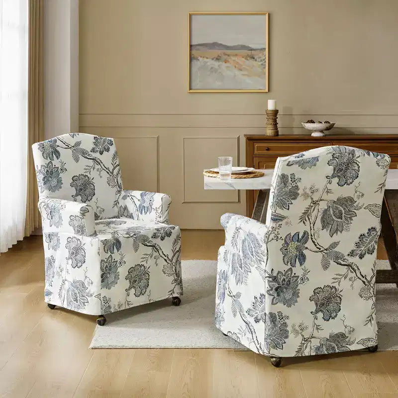Sedia da pranzo Arnold set di 2 braccioli a rotolo|ARTFUL LIVING DESIGN