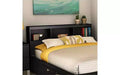 HomeStockBookcase Headboard Pure Black Spark Style Headboard