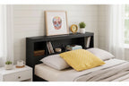 HomeStockTestiera libreria Testiera Spark Style nero puro