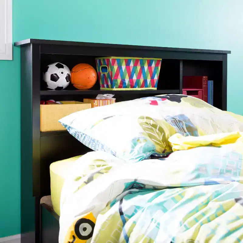 HomeStock Kid's Twin Bookcase Headboard
