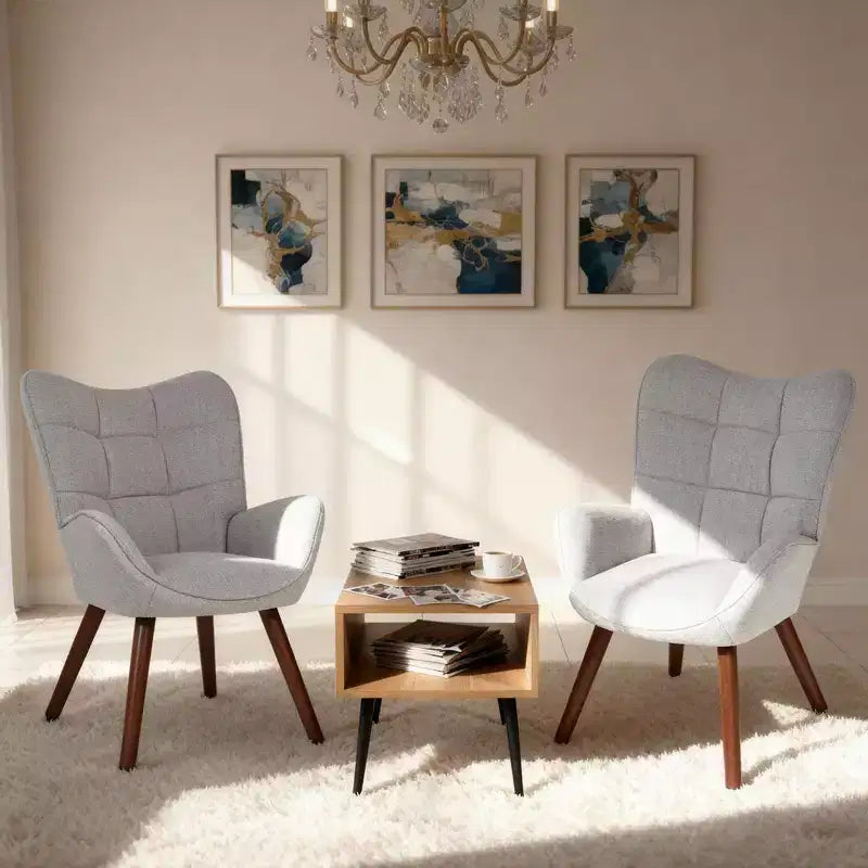 Modern Upholstered Dining Chairs, Dining Room Kitchen Island Bar Chairs With Backrest, Suitable for Kitchen, Dining Room, Living Room, Cafe Dining