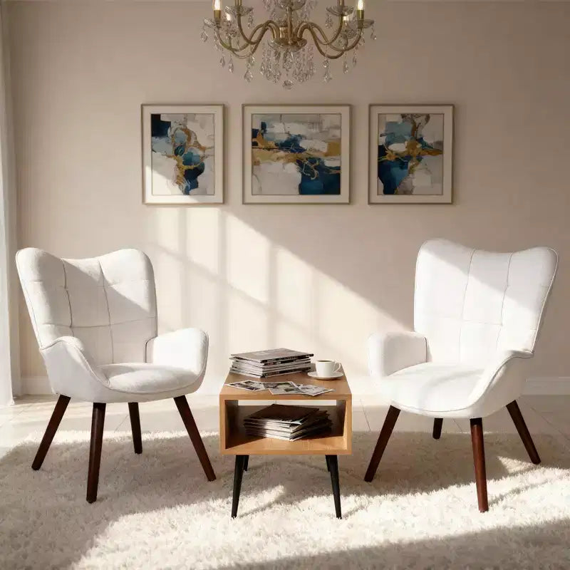 Modern Upholstered Dining Chairs, Dining Room Kitchen Island Bar Chairs With Backrest, Suitable for Kitchen, Dining Room, Living Room, Cafe Dining