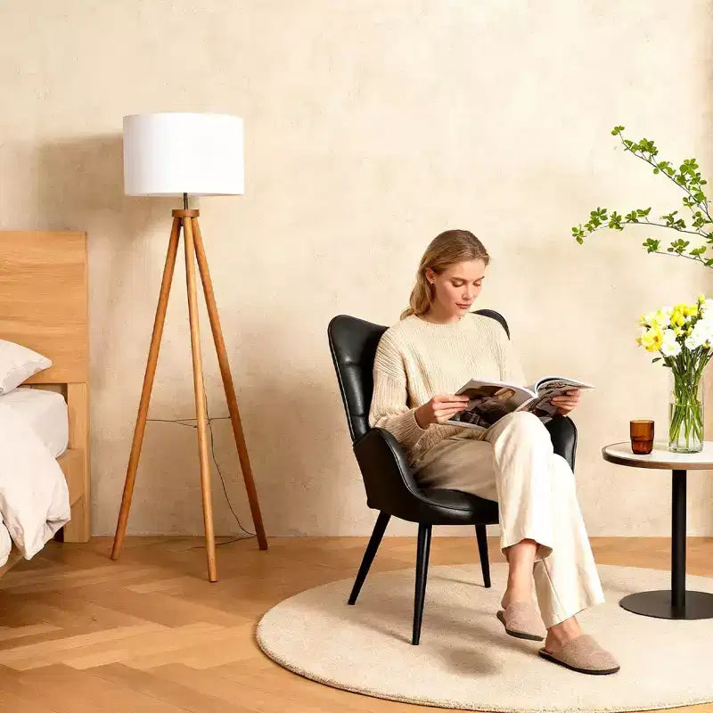 Modern Upholstered Dining Chairs, Dining Room Kitchen Island Bar Chairs With Backrest, Suitable for Kitchen, Dining Room, Living Room, Cafe Dining