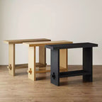 Consolle Nathan James, Rovere Nero Ricondizionato: Ingresso Stretto da 101 cm, Superficie in Impiallacciatura Rustica