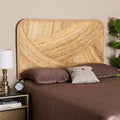 Testiera Indipendente Queen Delphi Rattan Marrone Naturale - : Artigianato Bohemien, Nessun Montaggio Richiesto