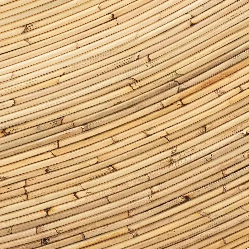 Testiera Indipendente Queen Delphi Rattan Marrone Naturale - : Artigianato Bohemien, Nessun Montaggio Richiesto