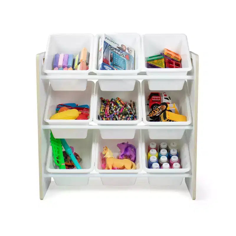 Organizzatore portagiochi per bambini con 9 contenitori