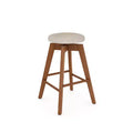 Amalia Wood Swivel Cushion Counter Height Barstool - Nathan James