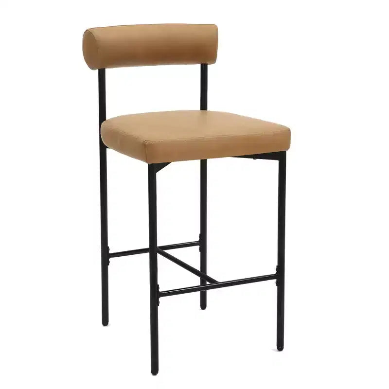 Metal Upholstered Counter Height Barstool - Nathan James