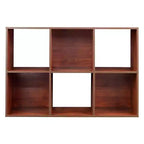 ClosetMaid Libreria a giorno a 6 scomparti in legno, Ciliegio scuro