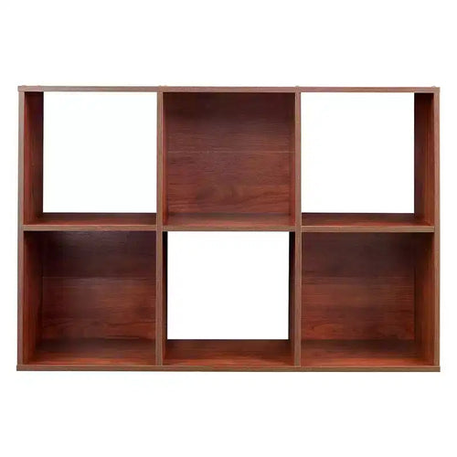 ClosetMaid Libreria a giorno a 6 scomparti in legno, Ciliegio scuro