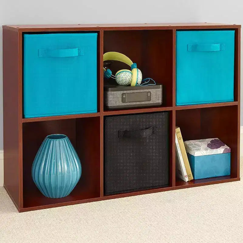 ClosetMaid Libreria a giorno a 6 scomparti in legno, Ciliegio scuro