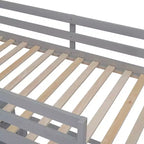 Letto a Castello in Legno Completo su Completo/Singolo su Completo con Scrivania e Scala