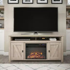 Mobile TV per caminetto elettrico Farmington di Ameriwood Home, per TV fino a 60 pollici