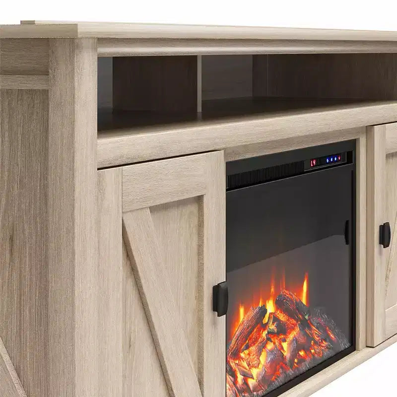 Ameriwood Home Farmington Electric Fireplace TV Console for TVs up to 60