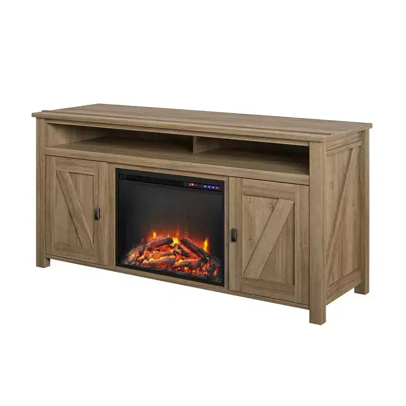 Ameriwood Home Farmington Electric Fireplace TV Console for TVs up to 60