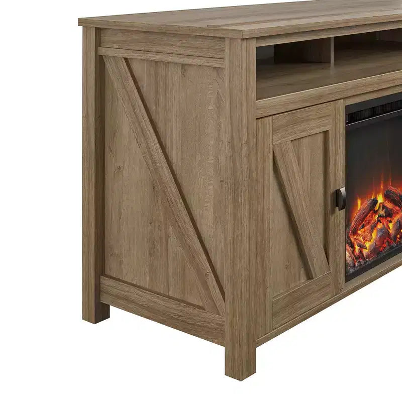 Ameriwood Home Farmington Electric Fireplace TV Console for TVs up to 60