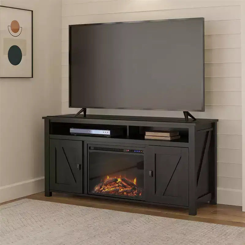 Ameriwood Home Farmington Electric Fireplace TV Console for TVs up to 60