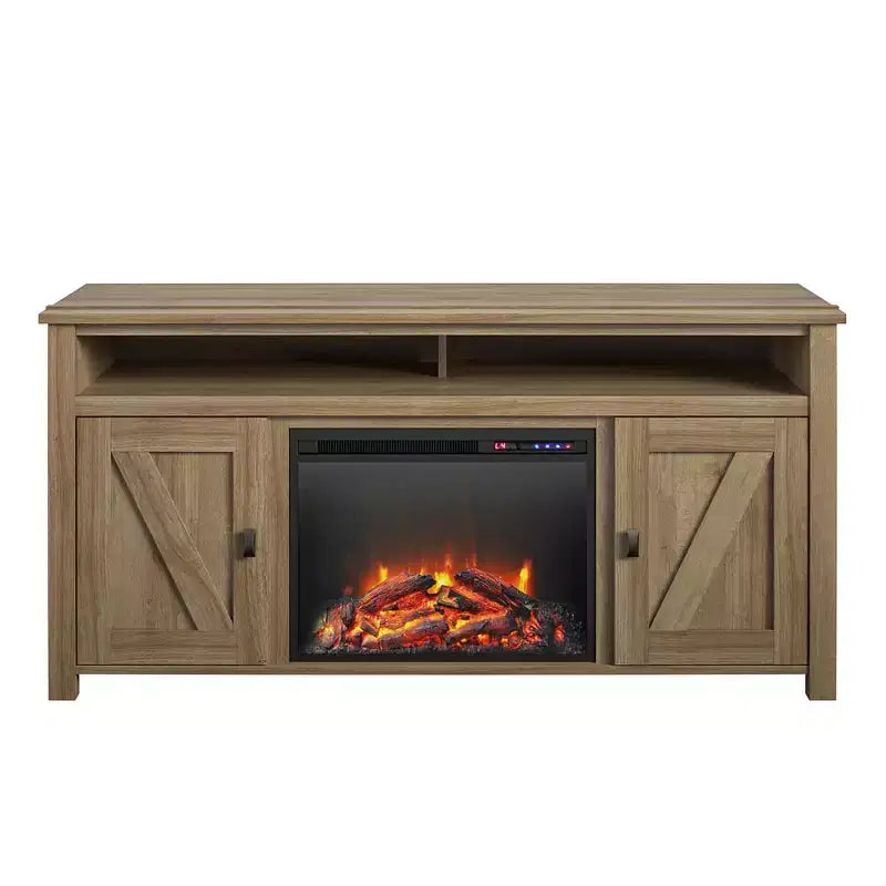 Ameriwood Home Farmington Electric Fireplace TV Console for TVs up to 60