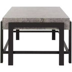 Tavolino da salotto - Grigio scuro/Nero