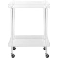 Healy Acrylic Bar Cart - FOX6017A - Clear - Safavieh