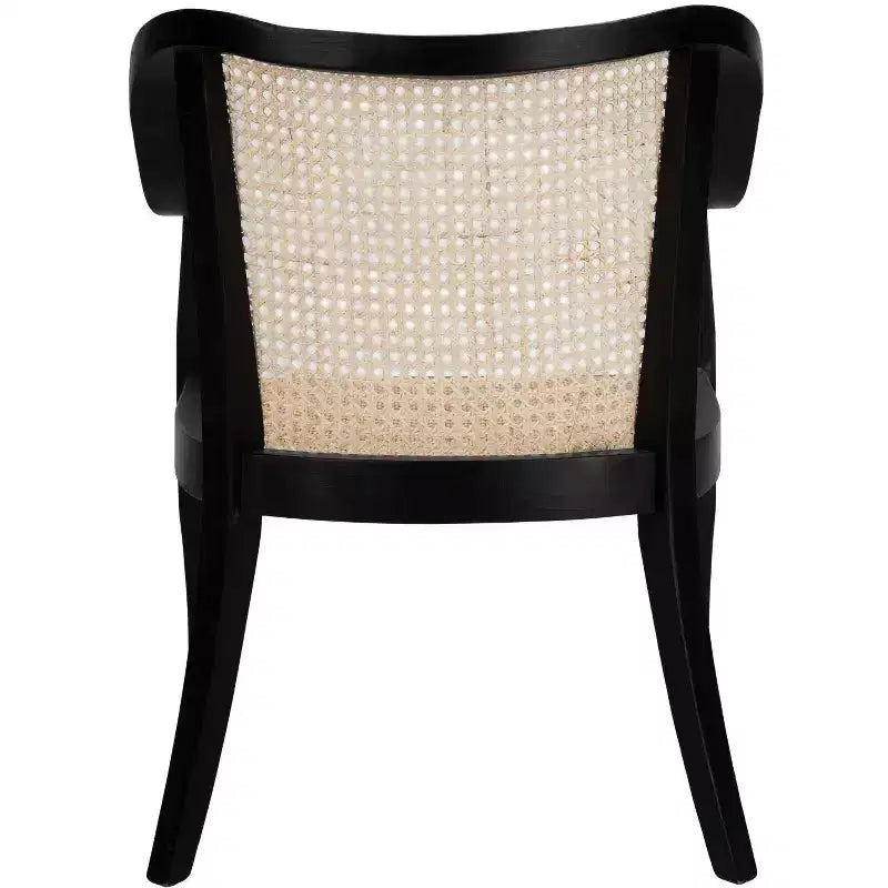 Sedia da pranzo Maika in rattan