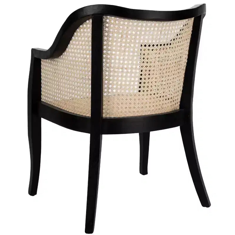 Sedia da pranzo Maika in rattan