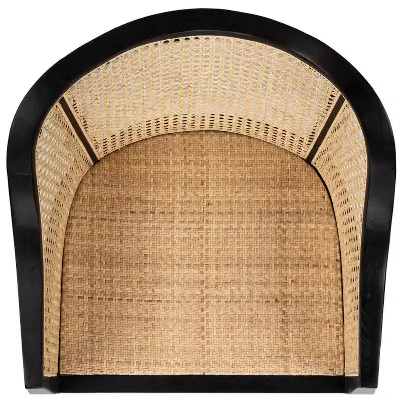 Sedia da pranzo Maika in rattan