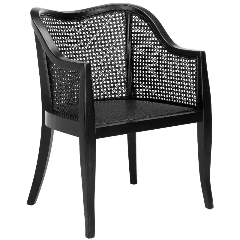 Sedia da pranzo Maika in rattan