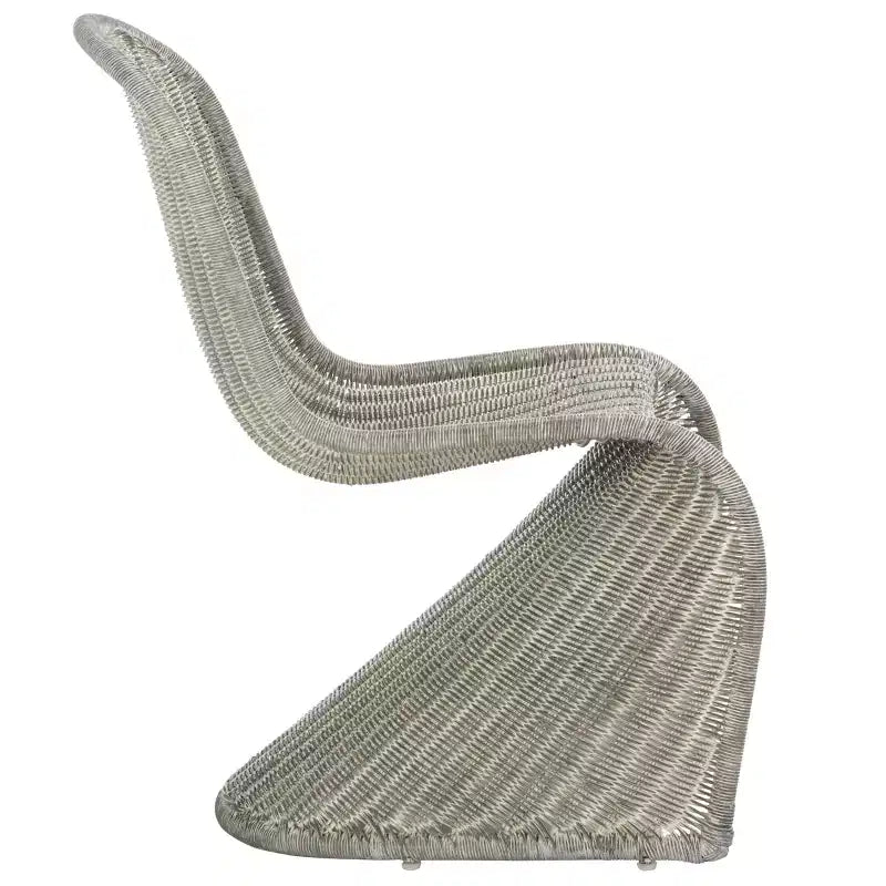 Sedia laterale in vimini (set da 2)