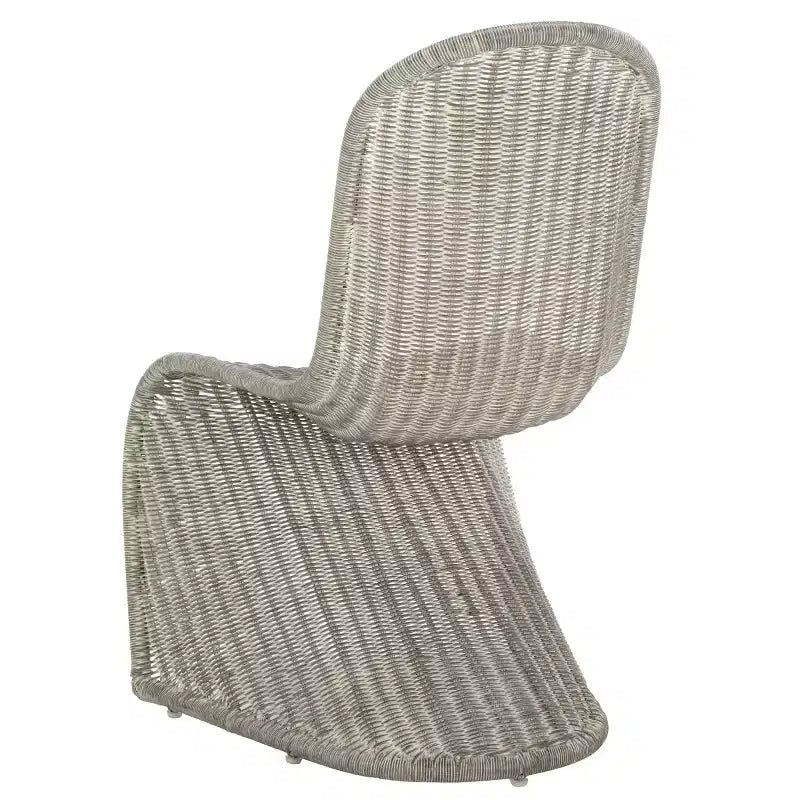 Sedia laterale in vimini (set da 2)