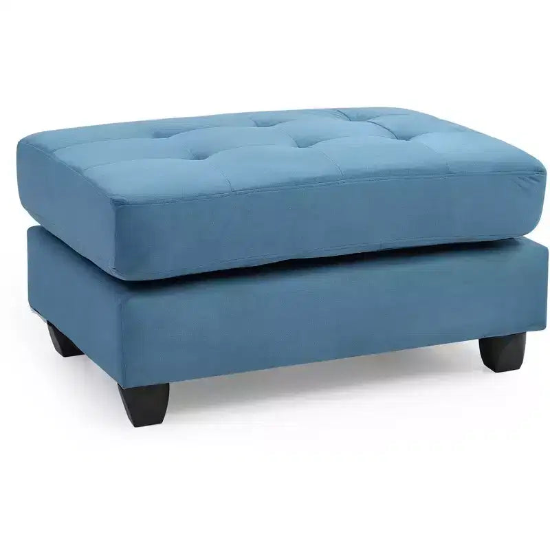 Passion Furniture Malone Tufted Ottoman