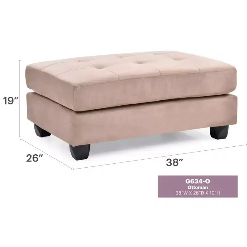 Pouf Malone Tufted