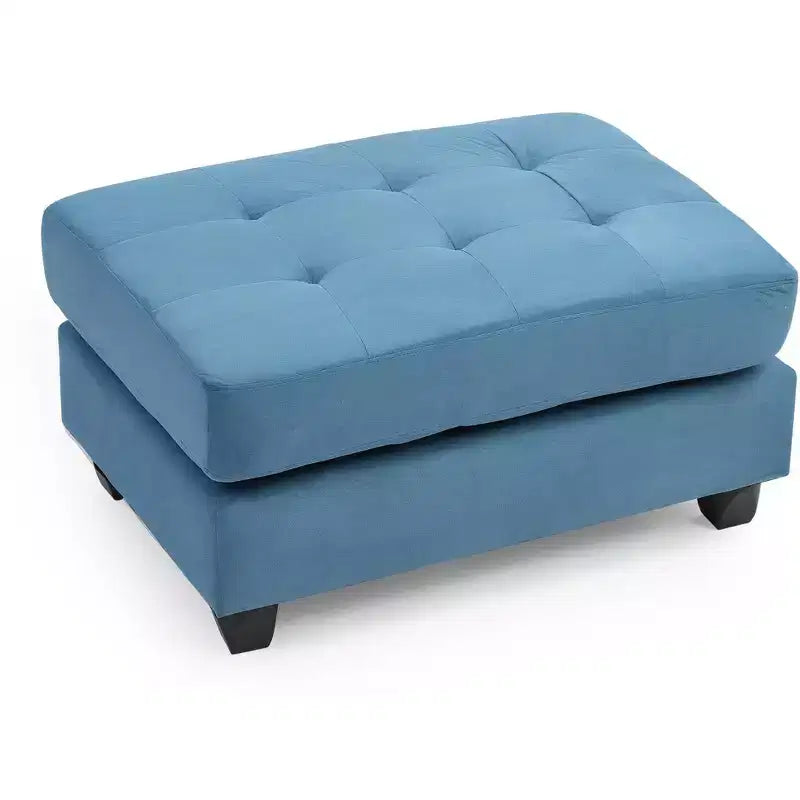 Passion Furniture Malone Tufted Ottoman