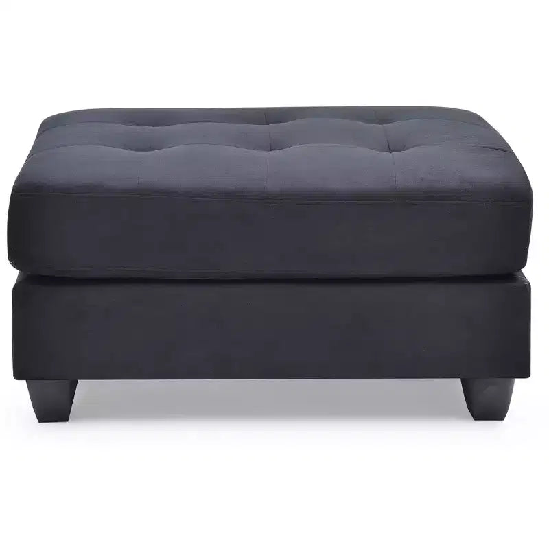 Passion Furniture Malone Tufted Ottoman