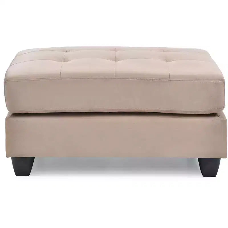 Passion Furniture Malone Tufted Ottoman