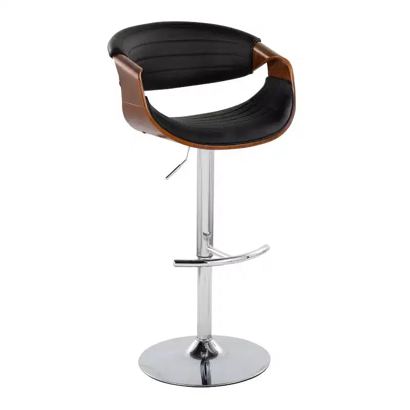 Set of 2 Symphony Adjustable Barstools with Footrest - LumiSource