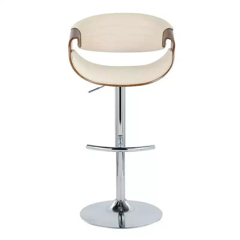 Set of 2 Symphony Adjustable Barstools with Footrest - LumiSource