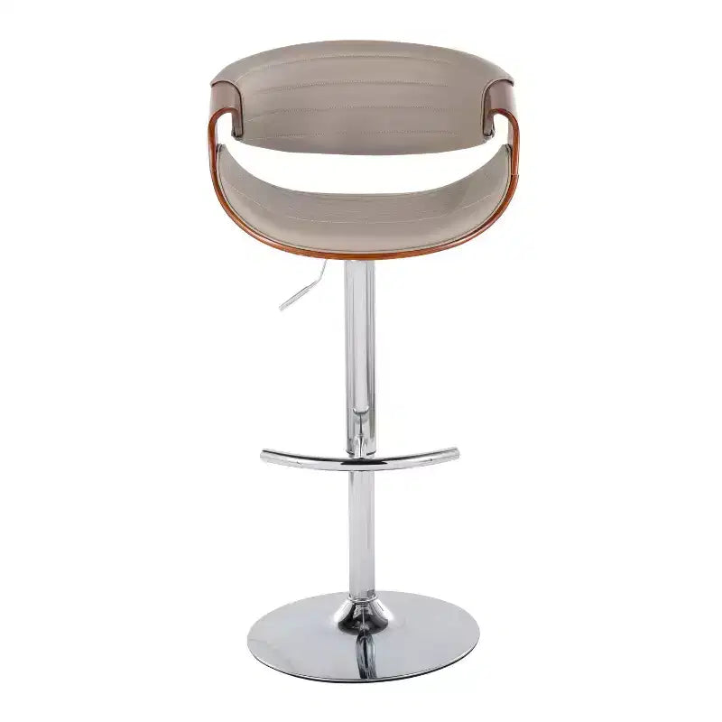 Set of 2 Symphony Adjustable Barstools with Footrest - LumiSource