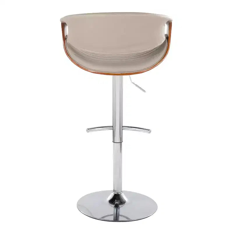 Set of 2 Symphony Adjustable Barstools with Footrest - LumiSource