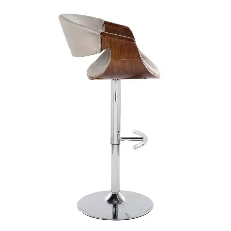 Set of 2 Symphony Adjustable Barstools with Footrest - LumiSource