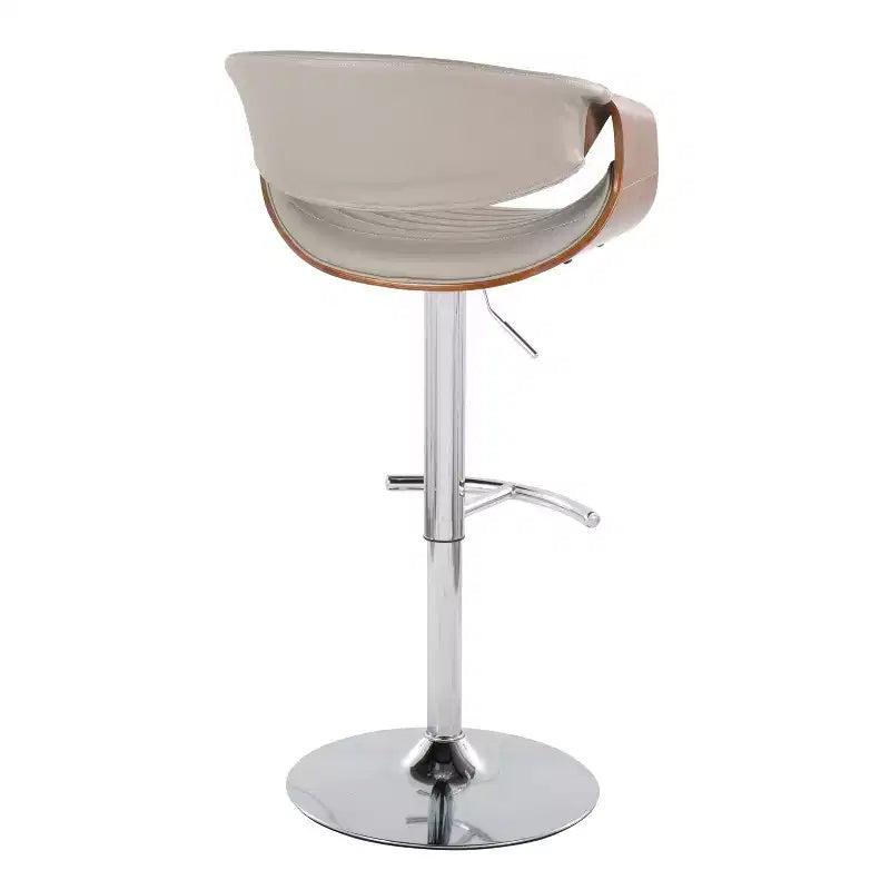 Set of 2 Symphony Adjustable Barstools with Footrest - LumiSource