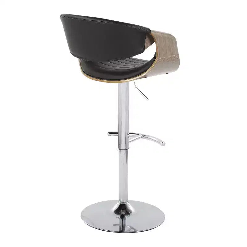 Set of 2 Symphony Adjustable Barstools with Footrest - LumiSource